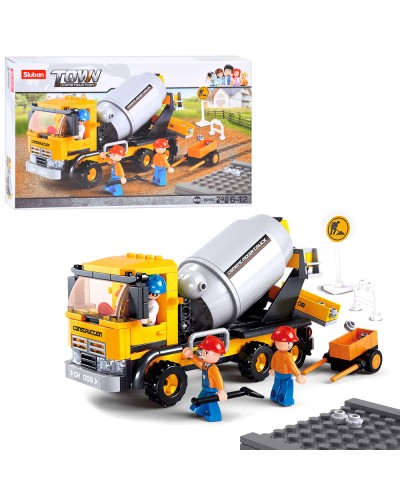 Конструктор «Спецтехніка» на 248 деталей з фігурками, у коробці 38х23.5х6 см, SLUBAN