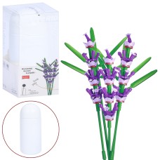 Конструктор «Квіти.Лаванда» 42,6 см на 221 деталь у колбі, у коробці 9,5х22х9,5 см, SLUBAN