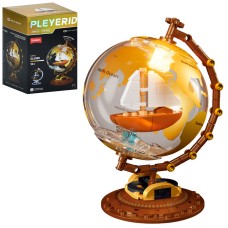 Конструктор «Глобус» 17,09 см на 124 деталі, у коробці 12х18,5х12 см, SLUBAN