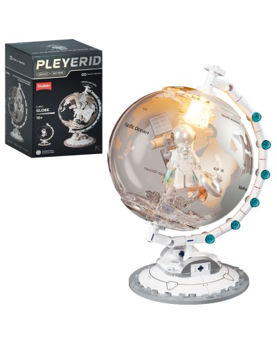 Конструктор «Глобус» 17,09 см на137 деталей, у коробці 12х18,5х12 см, SLUBAN