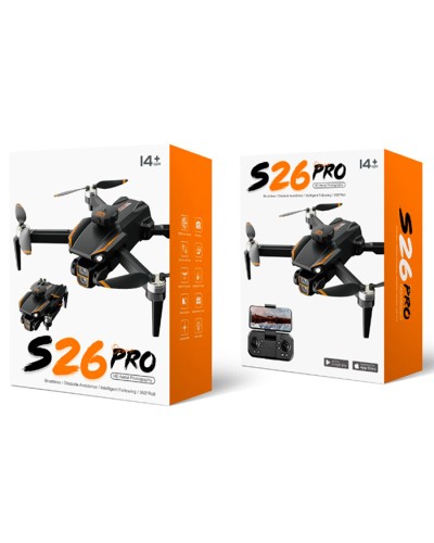 Квадрокоптер 36 см р/к 2,4G складний на акумуляторі зі світлом, камерою, Wi-Fi, USB, запасними лопастями та чохлом, у коробці 17,5х22х7,5 см.