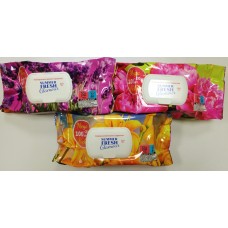 Серветки вологі «Summer Fresh Glamour» універсальні 120 шт, в асортименті