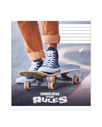 Зошит на 48 аркушів у лінію «Мікс», №0212, Пір`їнка