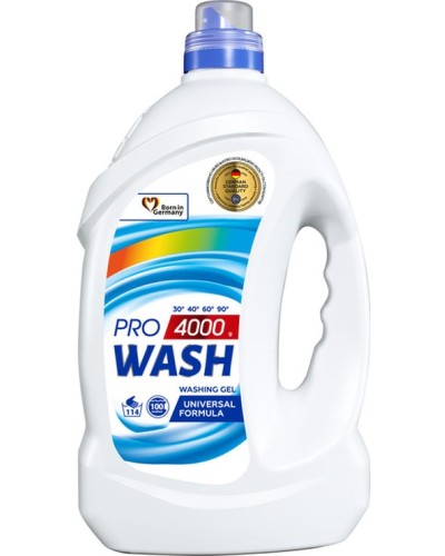 Гель для прання універсальний 4000 мл, PRO WASH