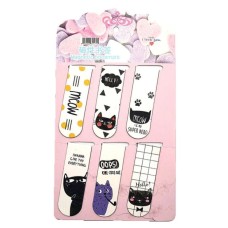 Набір закладинок «Котики» магнітних 6х2 см