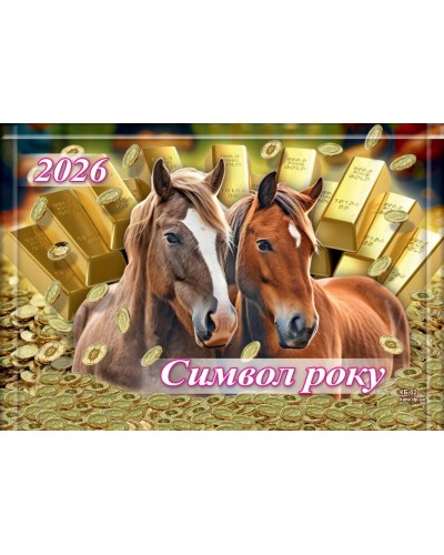 Календар квартальний «Символ року» 31х42 см 3 в 1 на 1 пружину