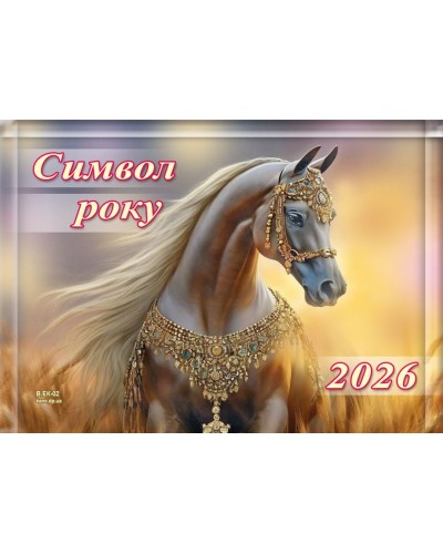 Календар квартальний «Символ року» 22,2х15,6 см супереконом