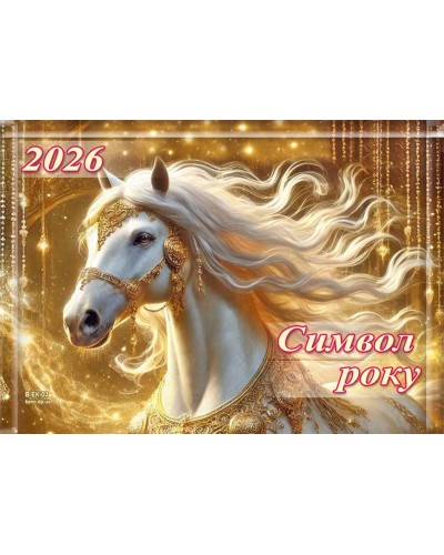 Календар квартальний «Символ року 2» 22,2х15,6 см супереконом