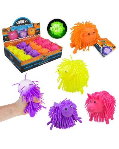 Антистрес «Тваринка. YabbaDabba» 11 см зі світлом, в асортименті, по 12 шт у дисплеї 30х23х7 см