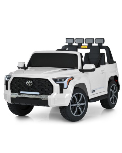 Джип р/к 2,4G на акумуляторі 24V 5AH з 2 моторами по 200W, MP3, USB, TF, EVA, BLUETOOTH, музикою, світлом, білий.