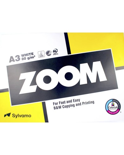 Папір «Zoom» А3 80 г/м2 клас С, 500 аркушів
