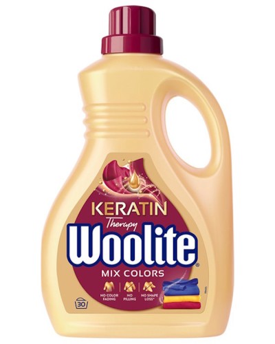 Гель для прання «Woolite» 1,8 л для кольорових тканин з кератином