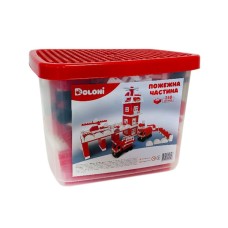 Конструктор «Пожежна частина» на 248 деталей, у пластиковому боксі, ТМ Долоні