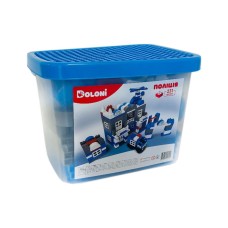 Конструктор «Поліція» на 231 деталь, у пластиковому боксі, ТМ Долоні