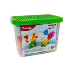 Конструктор «Звірята» на 266 деталей, у пластиковому боксі, ТМ Долоні