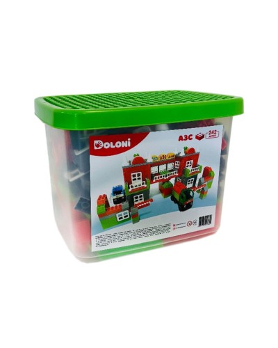 Конструктор «АЗС» на 242 деталі, у пластиковому боксі, ТМ Долоні