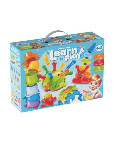 Ігровий набір 4 в 1 розвивальний, у коробці 33х23х10,5 см, ТМ Технок