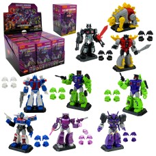 Трансформер на 41- 53 деталі, в асортименті, у коробці 7,2х7,2х12 см, по 9 шт у дисплеї 22х22х12,5 см