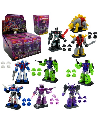 Трансформер на 41- 53 деталі, в асортименті, у коробці 7,2х7,2х12 см, по 9 шт у дисплеї 22х22х12,5 см