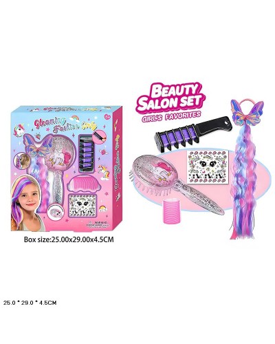 Дитяча косметика: прядки, гребінець та аксесуари, у коробці 25х29х4,5 см
