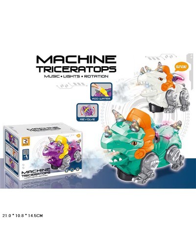 Машина «Тваринка» зі світлом та звуком, на батарейці, у коробці 21х10,8х14,5 см