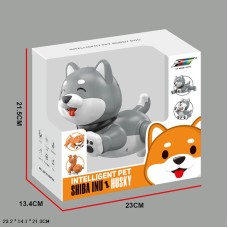 Робот «Песик» зі звуком, реагує на дотик, виконує трюки та програмується, у коробці 23х21,5х13,4 см