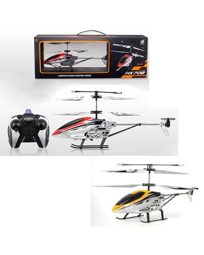 Гелікоптер 24 см р/к на акумуляторі зі світлом, гіроскопом та USB, в асортименті, у коробці 42х15,5х8 см
