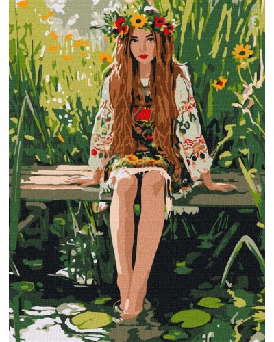 Картина за номерами «Очі, що чекають» 30х40 см, ТМ Ідейка