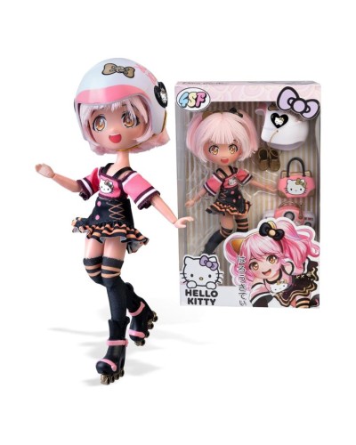 Ігровий набір 4SF MANGA DOLLS серії «Hello Kitty. Золота Ролер Діва» 19,5 см з аксесуарами, у коробці 25х16х6 см