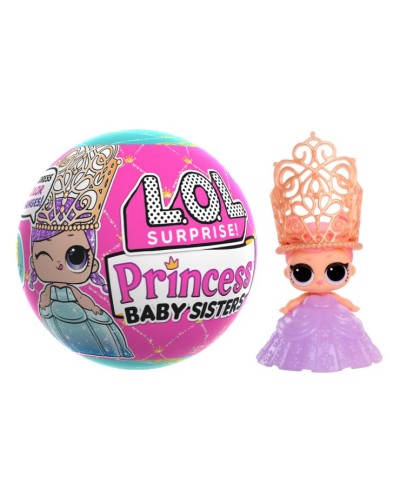 Ігровий набір з лялькою L.O.L. SURPRISE! серії «Принцнси-сестрички» 5,5 см, в асортименті, у кулі 6х6х6 см