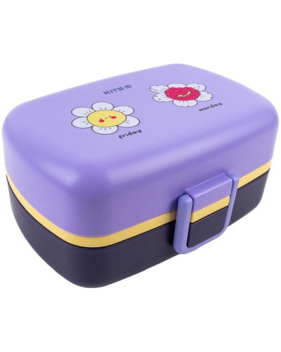 Ланчбокс з наповненням 1150 мл фіолетовий, TM Kite