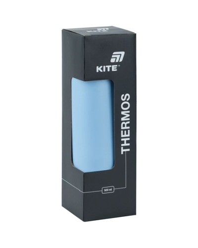 Термос 500 мл блакитний, TM Kite