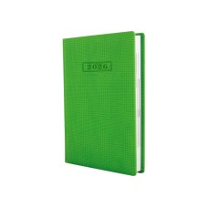 Щоденник датований «GLEN» А5 на 352 сторінок з обкладинкою зі шкірзаму, зелений, ТМ Optima