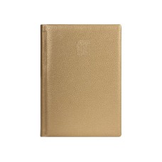 Щоденник датований «ARMONIA» А5 на 352 сторінок з обкладинкою зі шкірзаму, золотистий металік, ТМ Optima