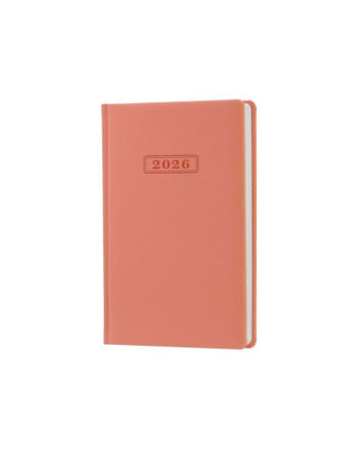 Щоденник датований «VIENNA» А5 на 352 сторінок з обкладинкою зі шкірзаму, пудрово-рожевий, ТМ Optima