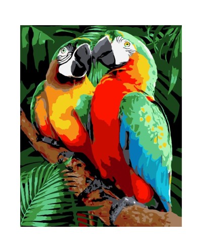 Картина за номерами «Кольорове ехо» 40х50 см, ТМ Strateg