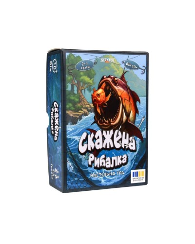 Гра настільна «Скажена рибалка», у коробці 16х12х6 см, ТМ Strateg