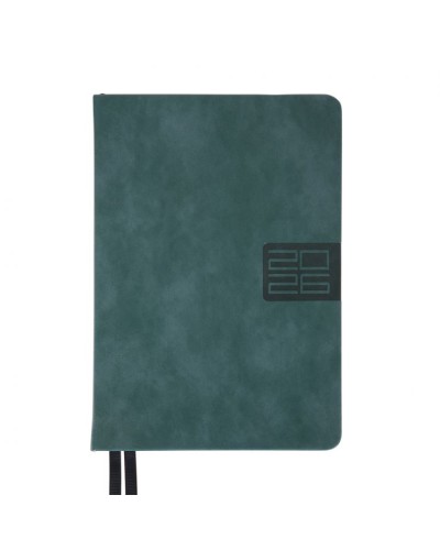 Щоденник датований «Persona» А5 на 368 аркушів з обкладинкою зі шкірзаму, смарагдовий, Leo Planner