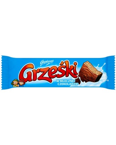 Вафлі «Grzeski» у молочному шоколаді 36 г