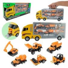 Трейлер з машинками, у коробці 34,5х14,9х9,5 см