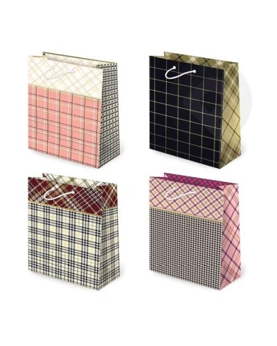 Пакет паперовий 31х42х12 см з тисненням фольгою, в асортименті, TM Buromax