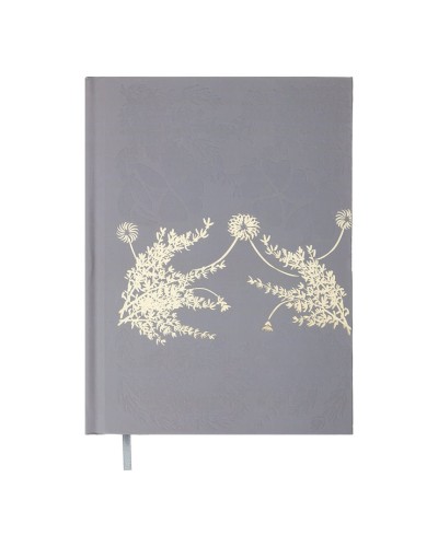 Щоденник недатований «ONLY» A5 на 336 арушів з картонною обкладинкою, сірий, ТМ Buromax