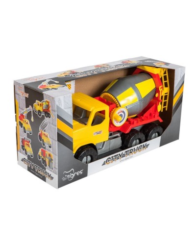 Бетонозмішувач «City Truck» 25,5х52х19,5 см, у коробці 30х52,5х20 см, ТМ Тигрес