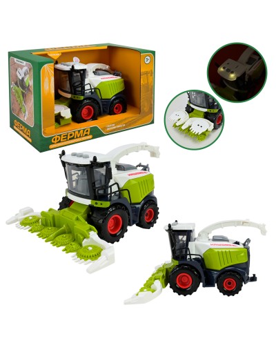 Комбайн зі світлом та звуком, на батарейці, у коробці 23х13х14,5 см