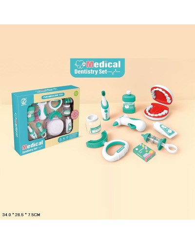 Набір стоматолога з аксесуарами, у коробці 34х28х8 см