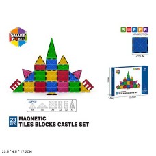 Магнітний конструктор на 23 деталі, у коробці 23,5х4,5х17 см