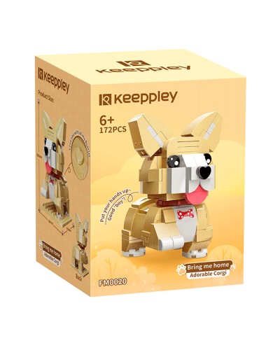 Конструктор «Песик» 10,8 см на 172 деталі, у коробці 9х12х8 см