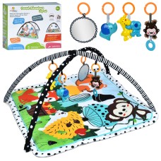 Килимок 85х85 см з 2 дугами та 4 підвісками, у коробці 38х30х13,5 см