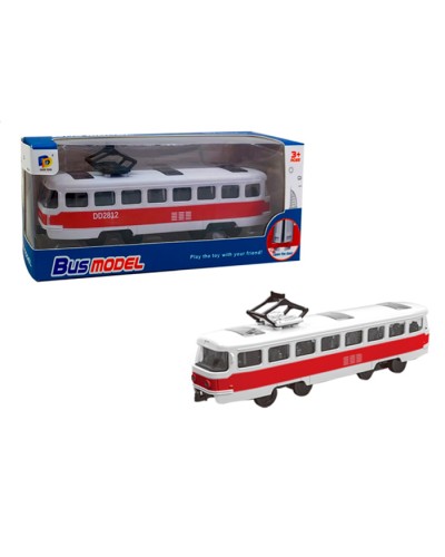 Трамвай 17 см інерційний з дверима що відчиняються, в асортименті, у коробці 18х7х4,5 см