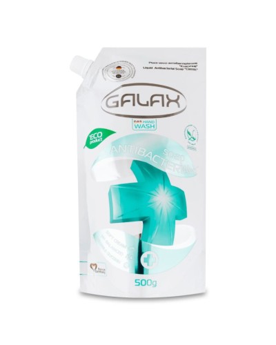 Мило рідке «Класичне. Антибактеріальне» дойпак 500 г, ТМ GALAX